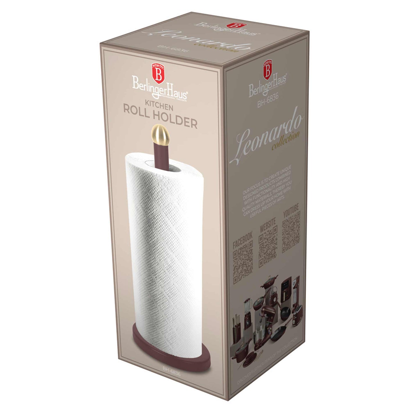 Soporte Para Rollos De Cocina