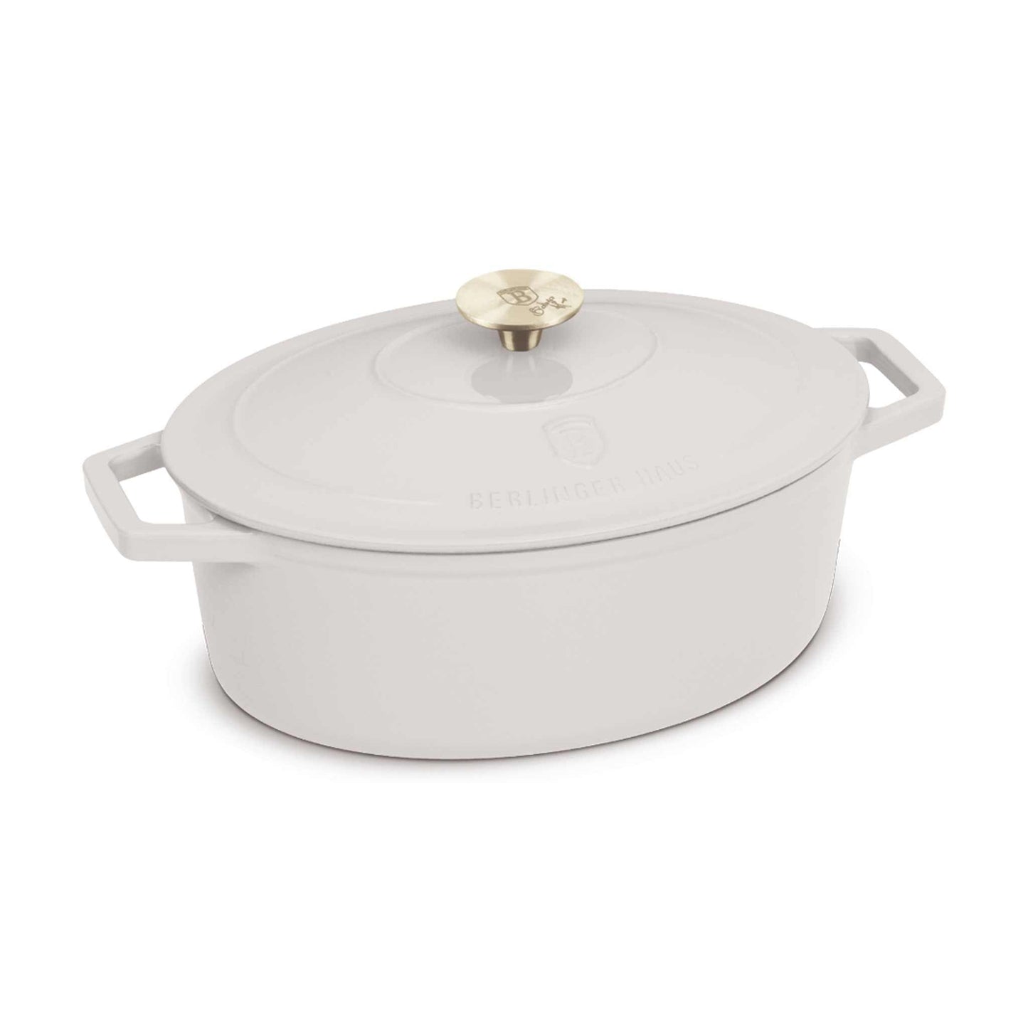 Asador Ovalado De Hierro Fundido De 32 Cm