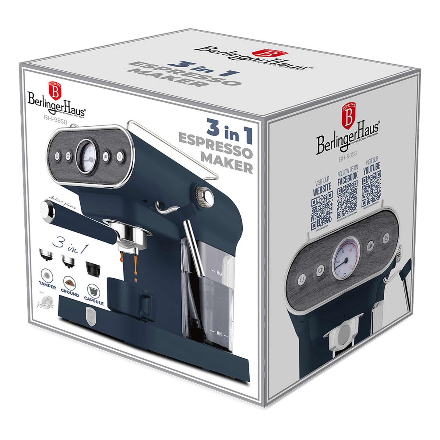 Cafetera Espresso 3 En 1