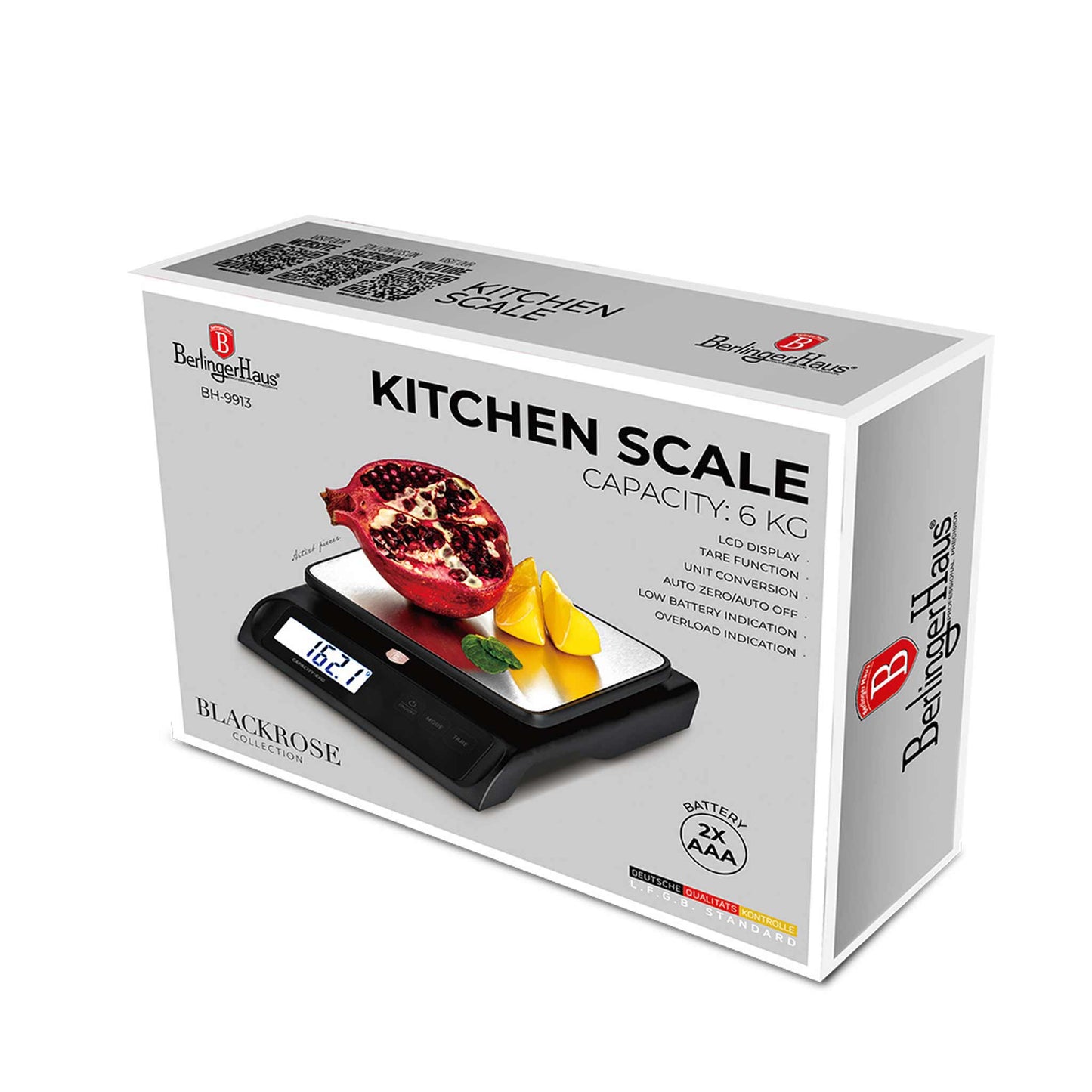 Balanza De Cocina Digital Con Capacidad De 6 Kg.