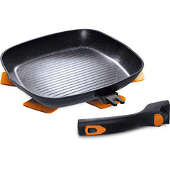 Sartén Grill De 28 Cm Con Mango Desmontable