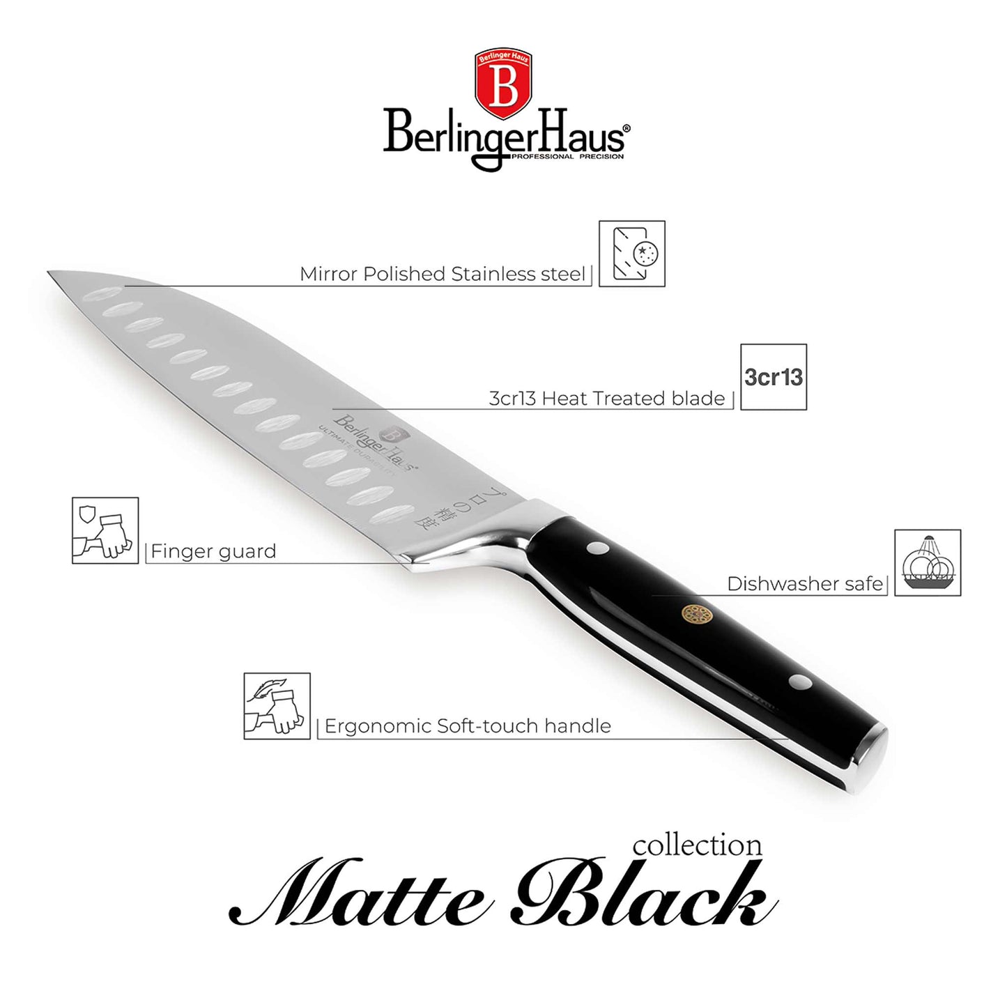 Cuchillo Santoku De 17,5 Cm