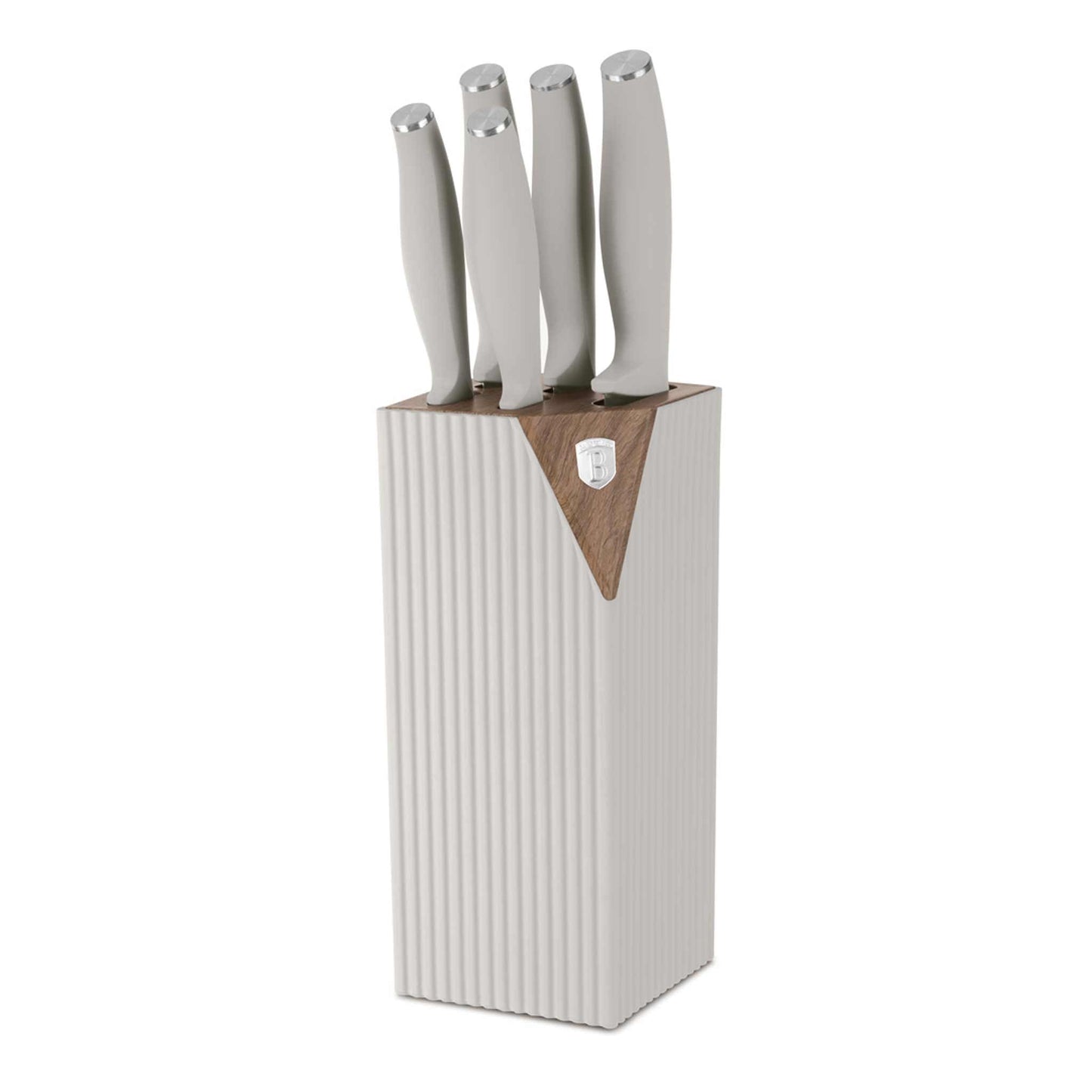 Set De 6 Cuchillos Con Soporte