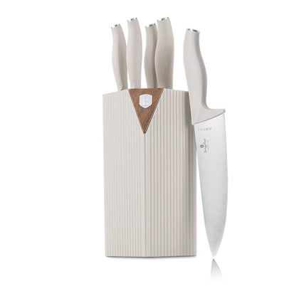 Set De 6 Cuchillos Con Soporte
