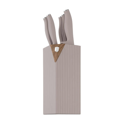 Set De 6 Cuchillos Con Soporte