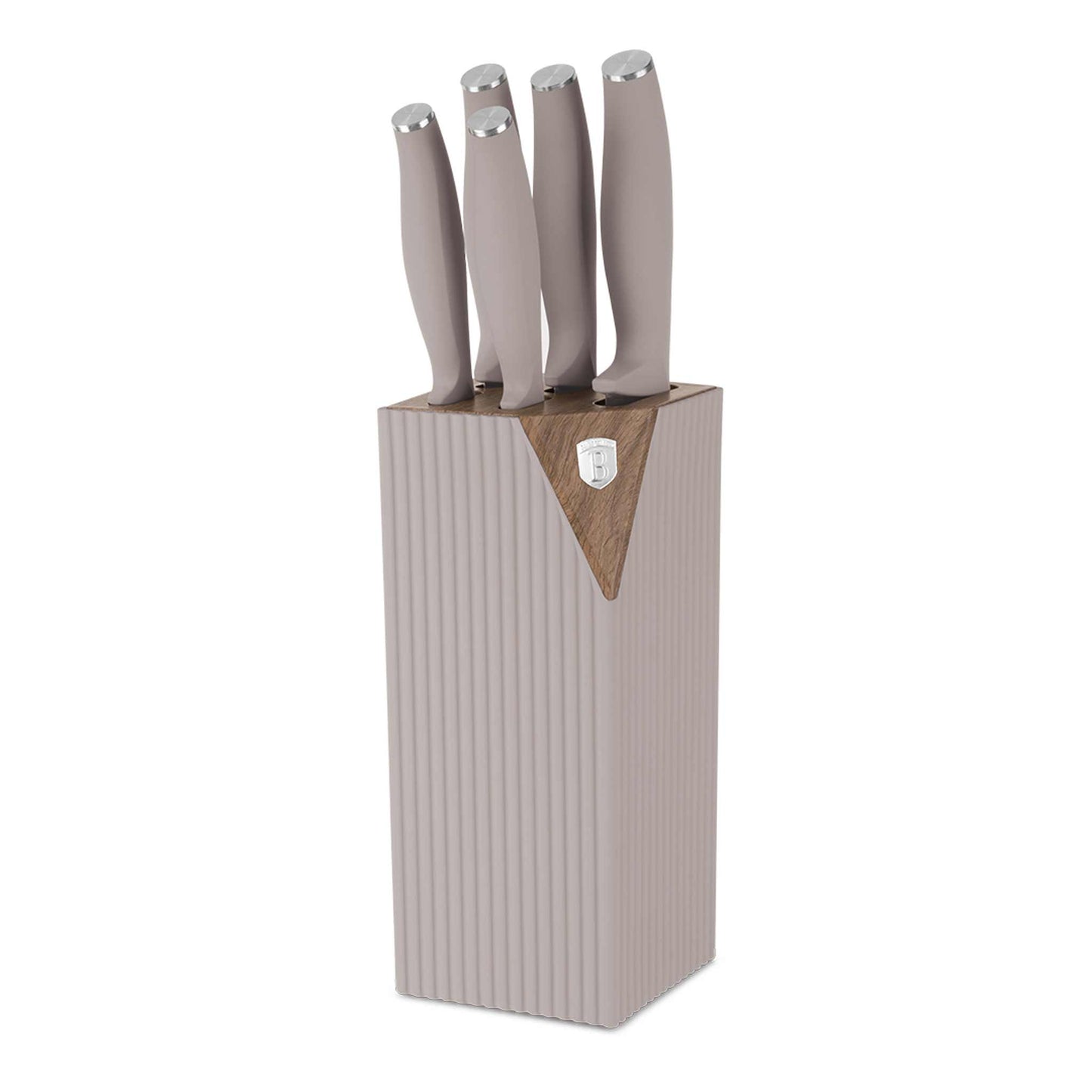 Set De 6 Cuchillos Con Soporte