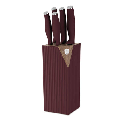 Set De 6 Cuchillos Con Soporte