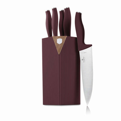Set De 6 Cuchillos Con Soporte