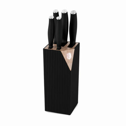 Set De 6 Cuchillos Con Soporte