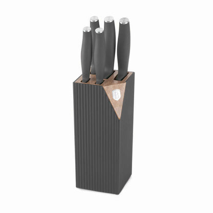Set De 6 Cuchillos Con Soporte