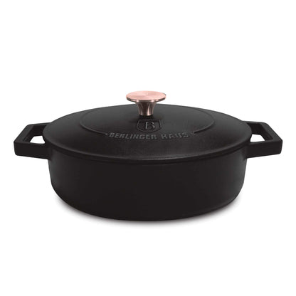 Olla Poco Profunda De Hierro Fundido De 26 Cm