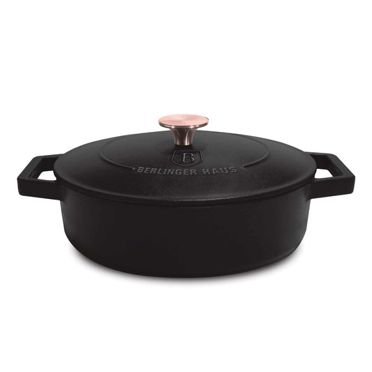 Olla Poco Profunda De Hierro Fundido De 26 Cm