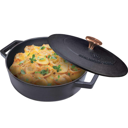 Olla Poco Profunda De Hierro Fundido De 26 Cm