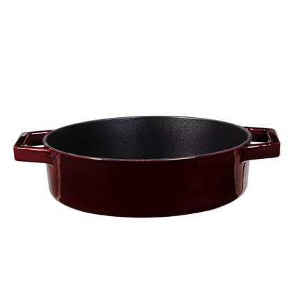Olla Poco Profunda De Hierro Fundido De 26 Cm