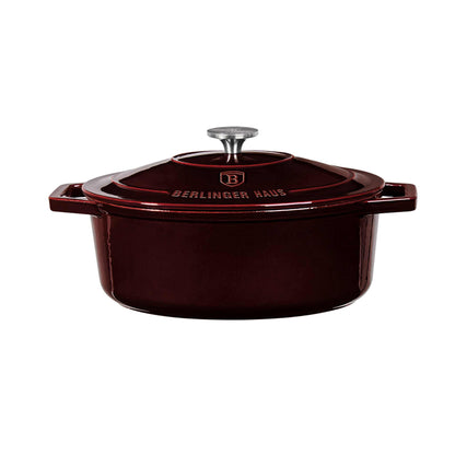 Asador Ovalado De Hierro Fundido De 30 Cm