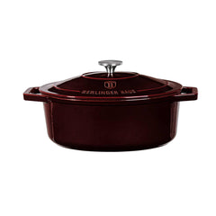 Asador Ovalado De Hierro Fundido De 30 Cm