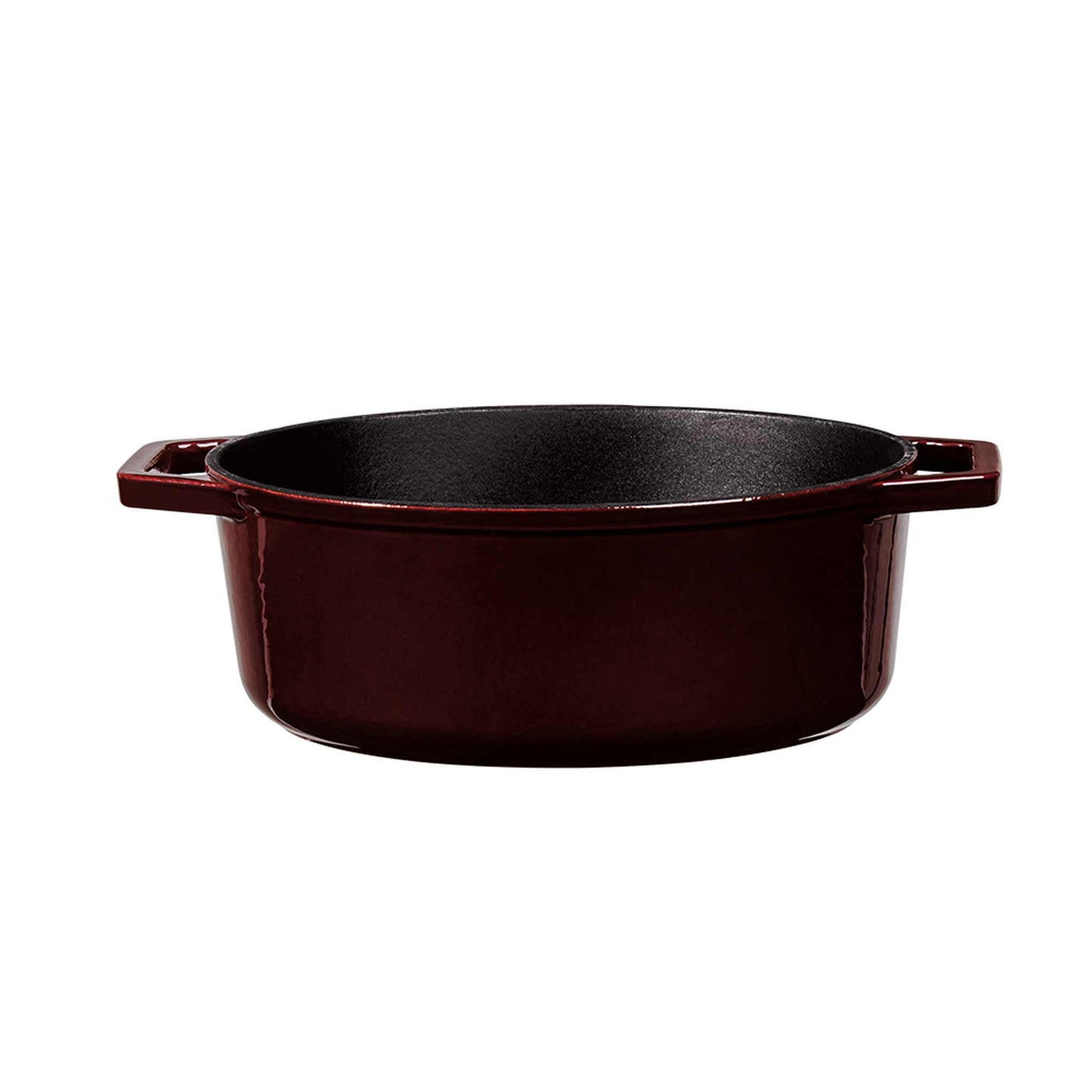 Asador Ovalado De Hierro Fundido De 30 Cm