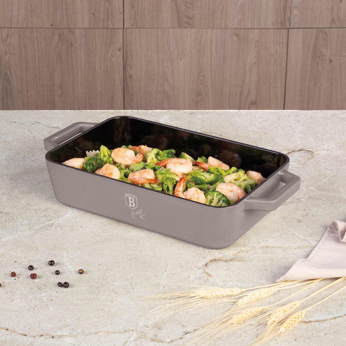 Asador De Hierro Fundido De 30 Cm