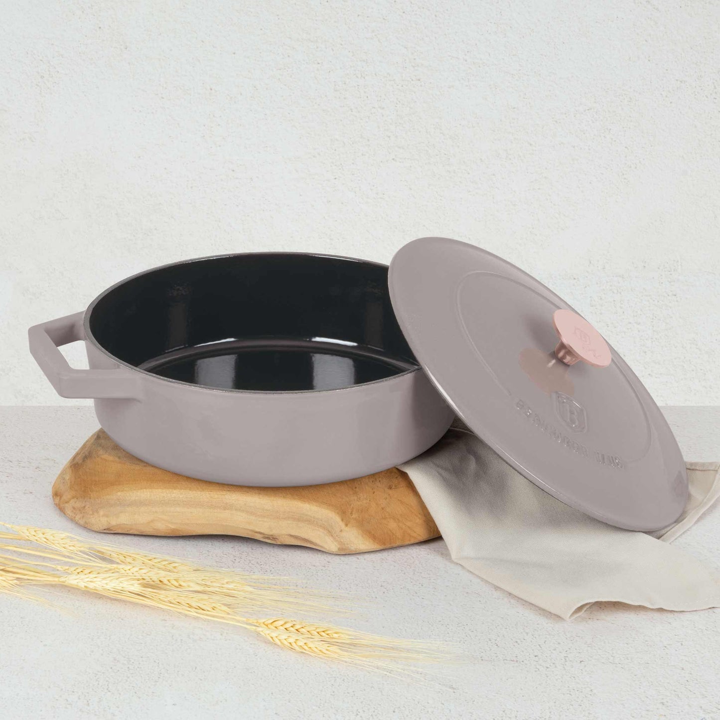 Olla Poco Profunda De Hierro Fundido De 26 Cm