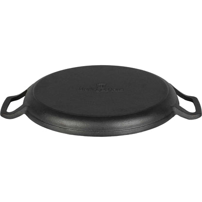 Plancha Redonda Para Parrilla De Hierro Fundido De 33 Cm
