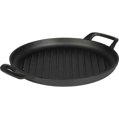 Plancha Redonda Para Parrilla De Hierro Fundido De 33 Cm