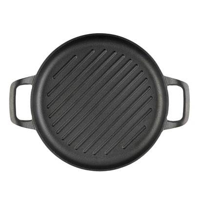 Plancha Redonda Para Parrilla De Hierro Fundido De 33 Cm