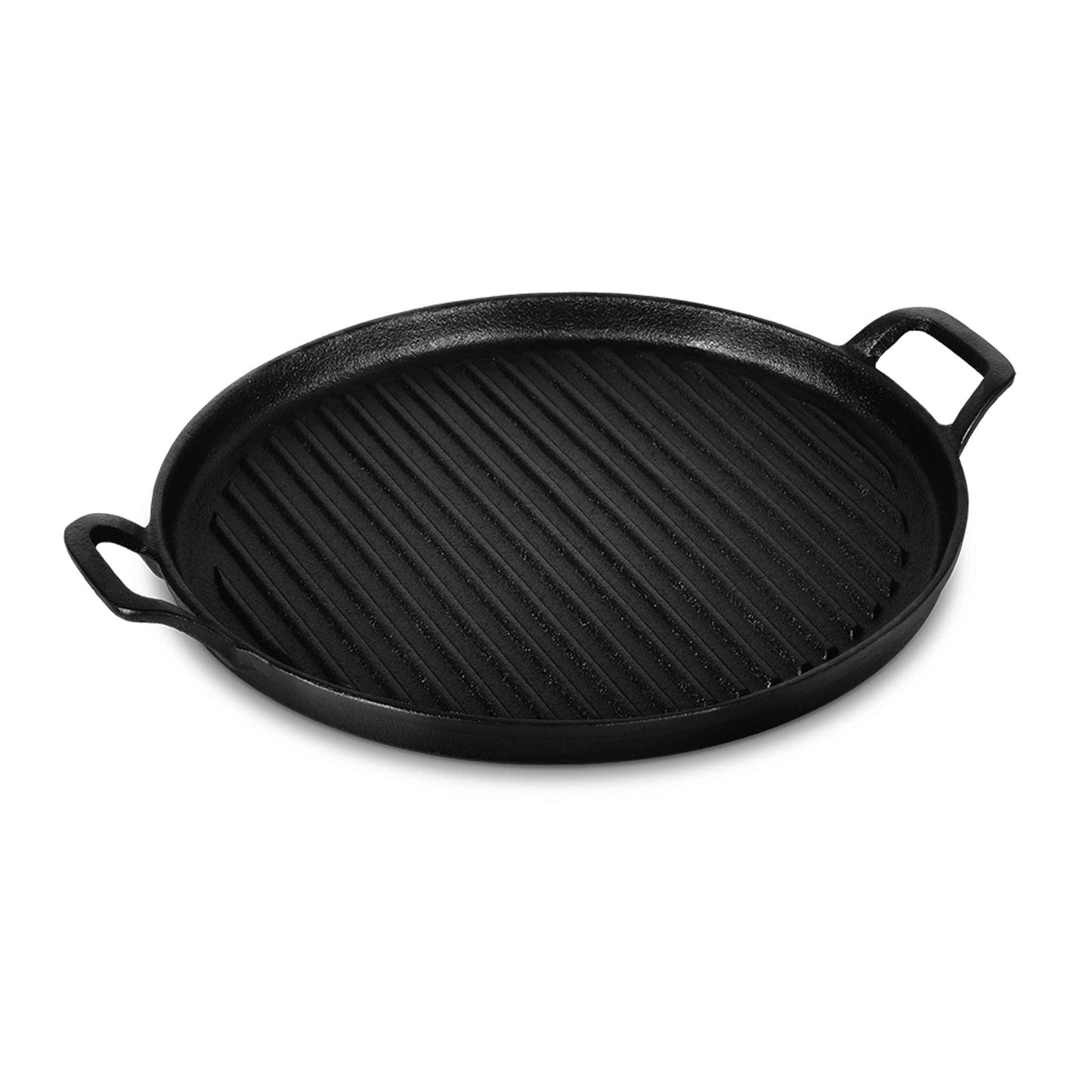 Plancha Redonda Para Parrilla De Hierro Fundido De 30 Cm