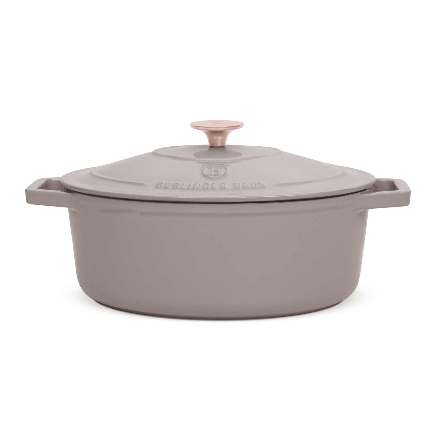 Asador Ovalado De Hierro Fundido De 30 Cm