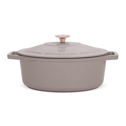 Asador Ovalado De Hierro Fundido De 30 Cm