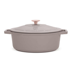Asador Ovalado De Hierro Fundido De 30 Cm