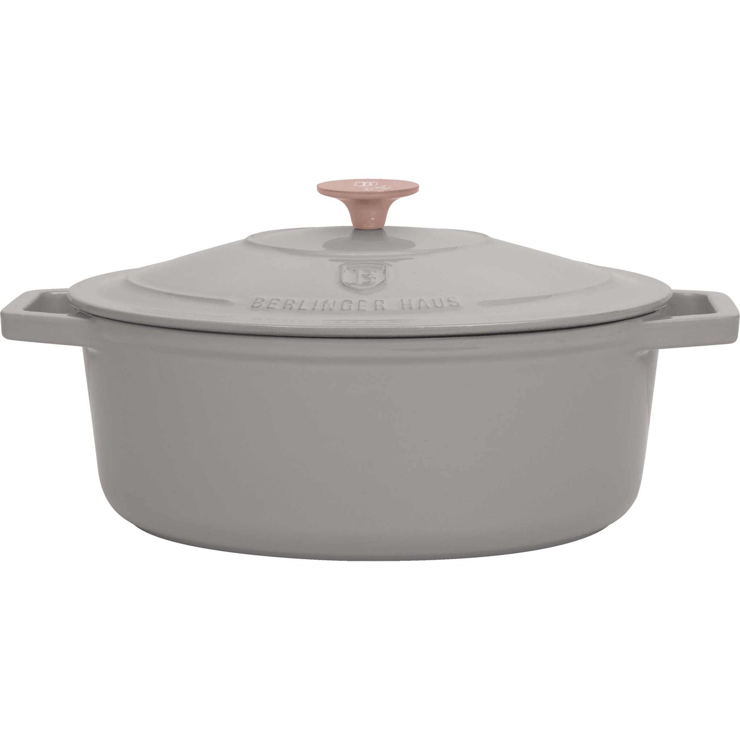 Asador Ovalado De Hierro Fundido De 30 Cm