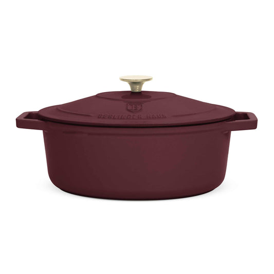 Asador Ovalado De Hierro Fundido De 30 Cm