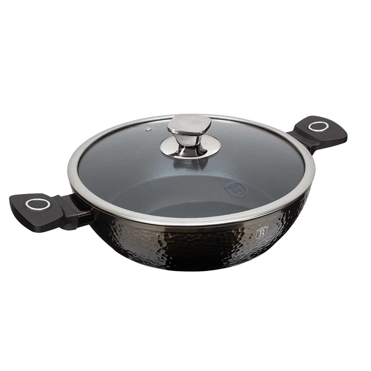Olla Poco Profunda Con Tapa De 24 Cm