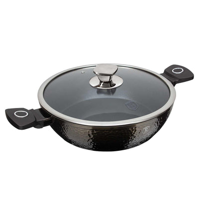 Olla Poco Profunda Con Tapa De 24 Cm