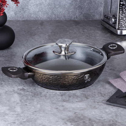 Olla Poco Profunda Con Tapa De 24 Cm