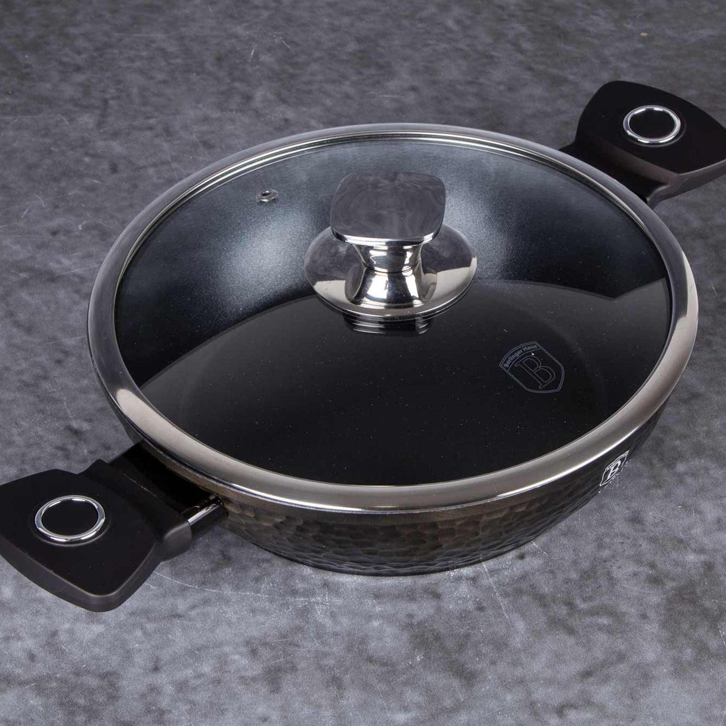 Olla Poco Profunda Con Tapa De 24 Cm