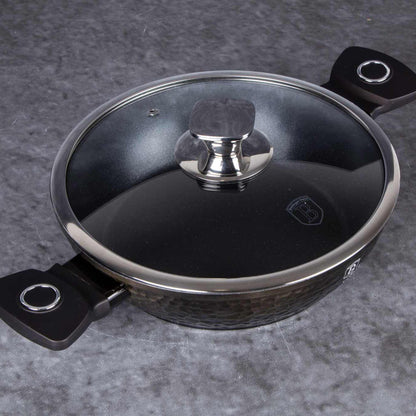 Olla Poco Profunda Con Tapa De 24 Cm