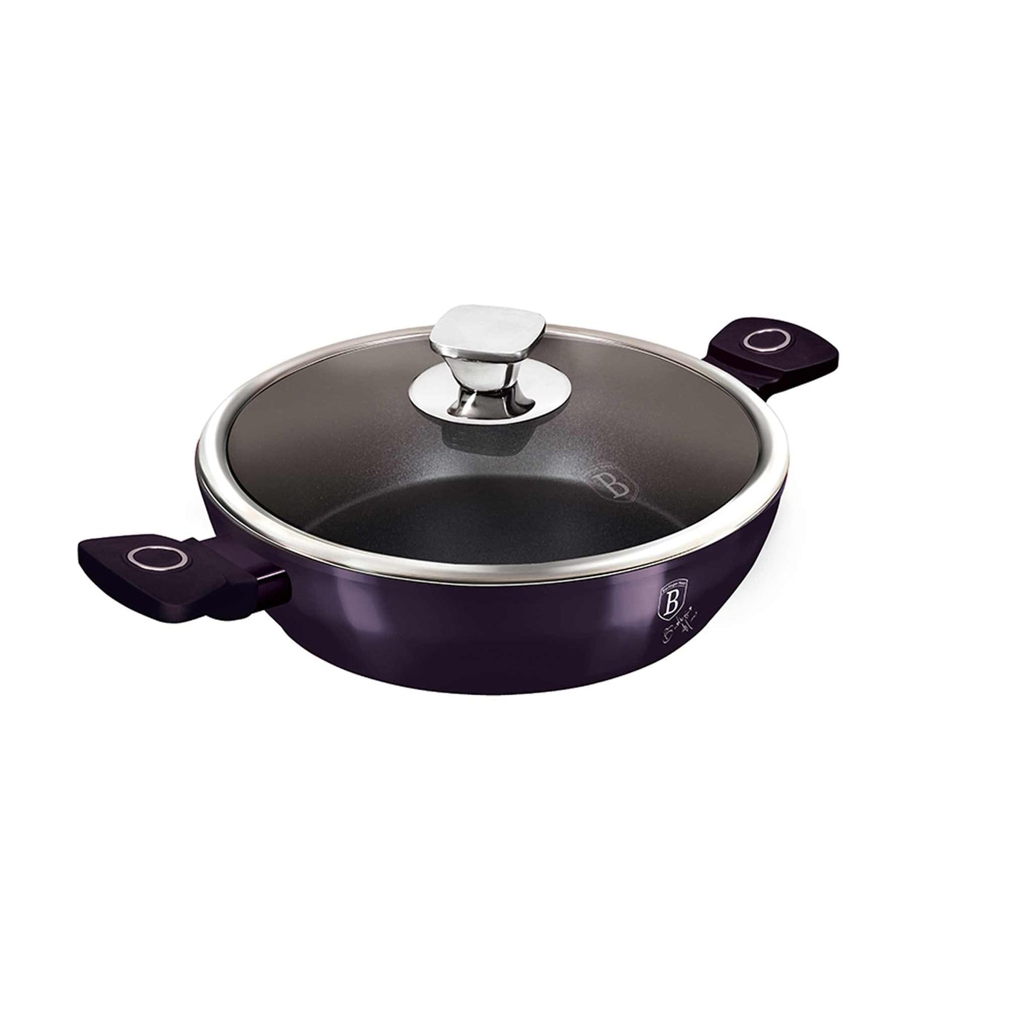 Olla Poco Profunda Con Tapa De 24 Cm