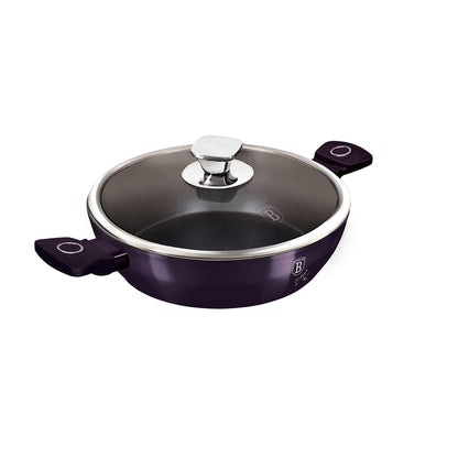 Olla Poco Profunda Con Tapa De 24 Cm