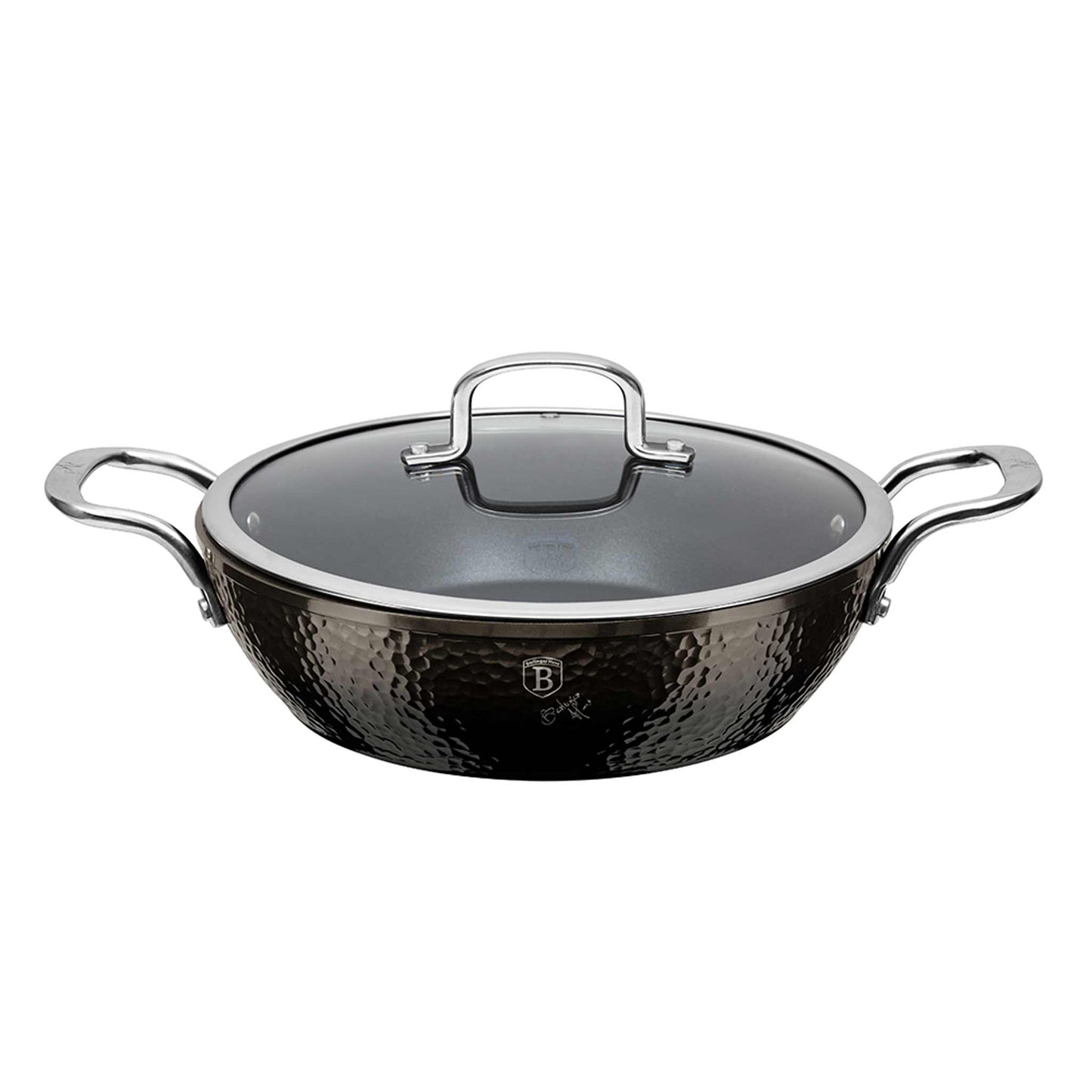 Olla Poco Profunda Con Tapa De 28 Cm