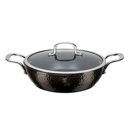 Olla Poco Profunda Con Tapa De 28 Cm