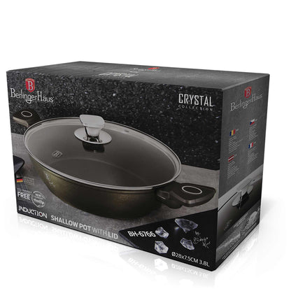 Olla Poco Profunda Con Tapa De 28 Cm