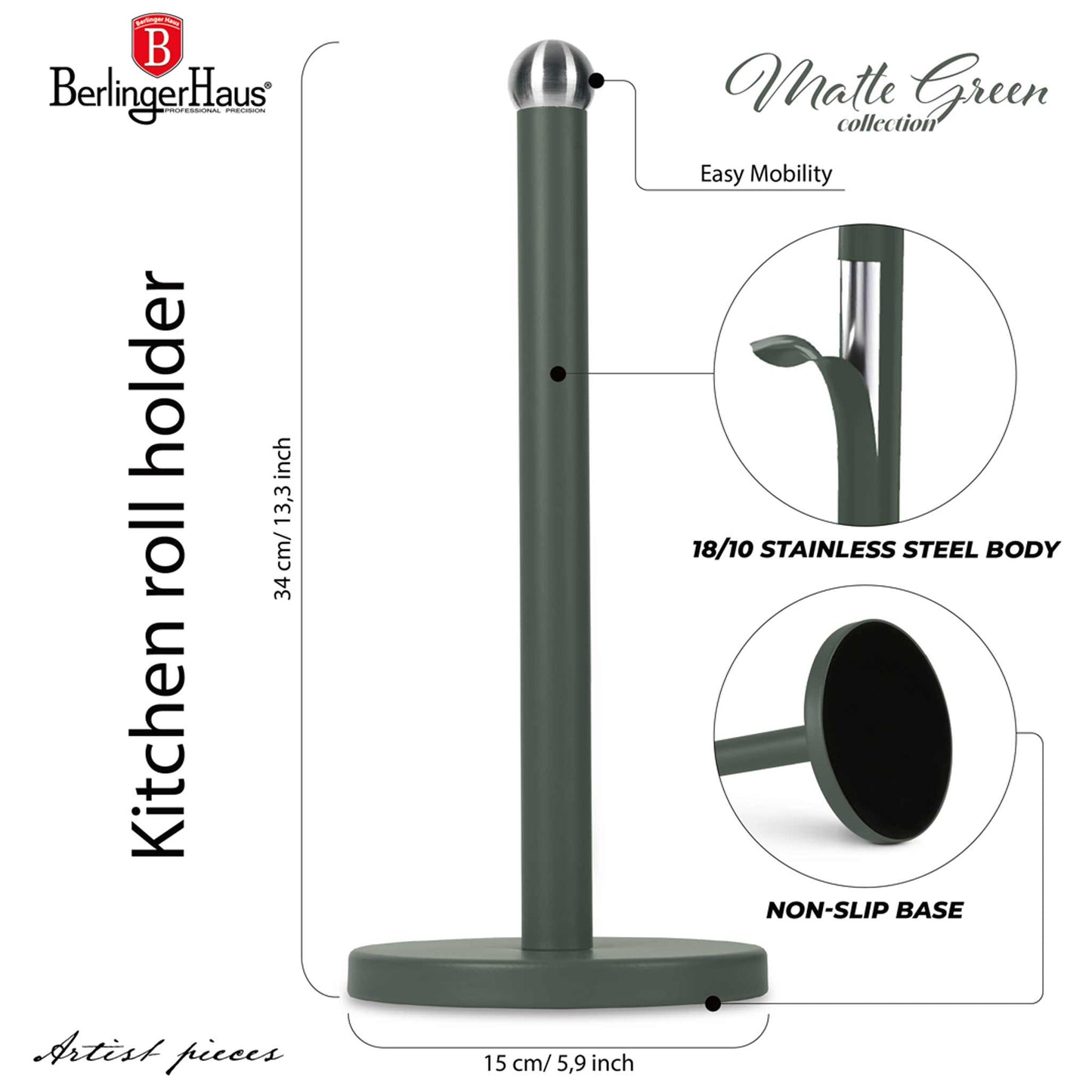 Soporte Para Rollos De Cocina