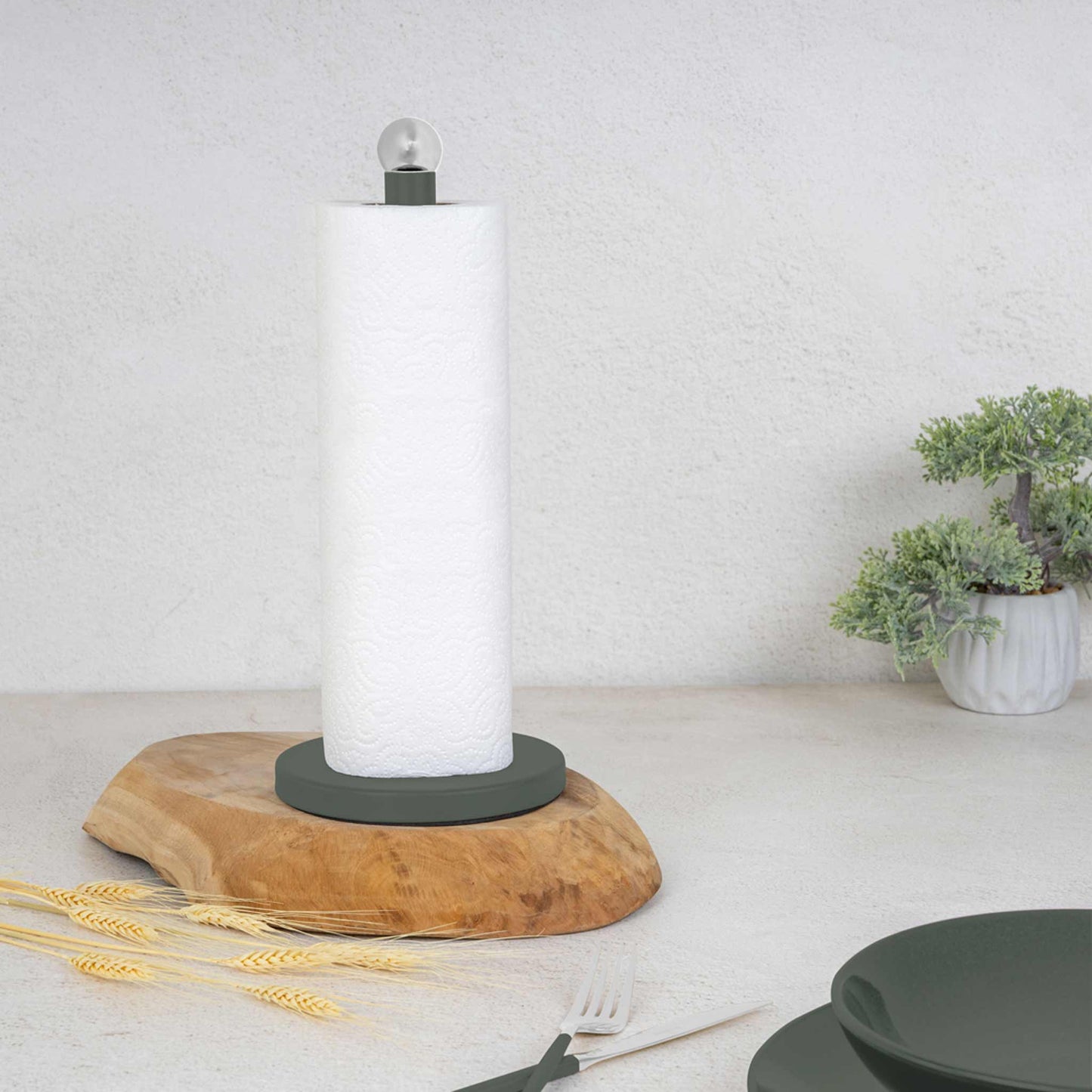 Soporte Para Rollos De Cocina