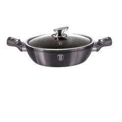 Olla Poco Profunda Con Tapa De 28 Cm