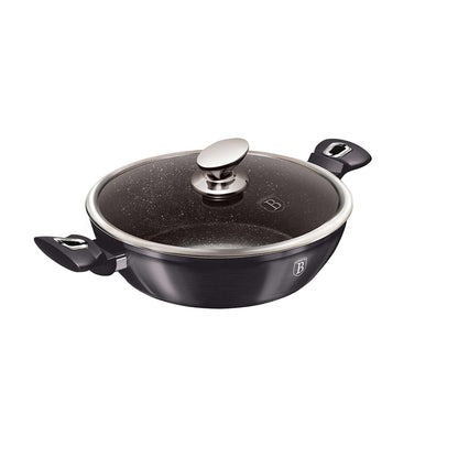 Olla Poco Profunda Con Tapa De 28 Cm