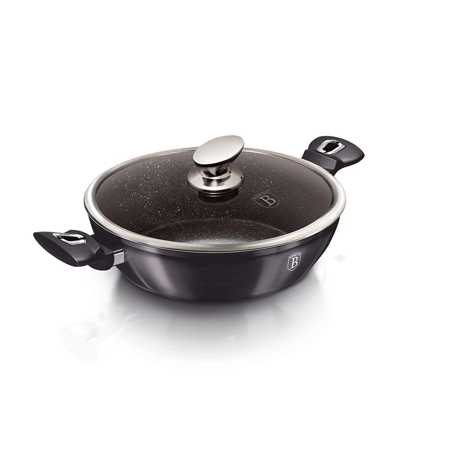 Olla Poco Profunda Con Tapa De 28 Cm