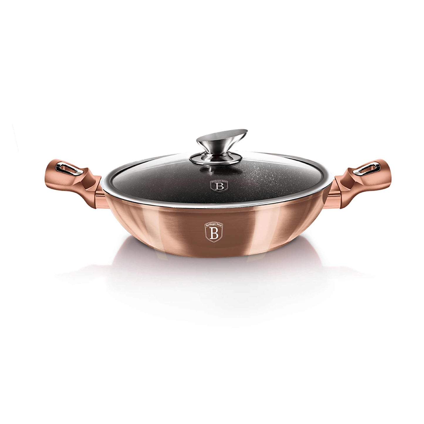 Wok Con Tapa De 30 Cm