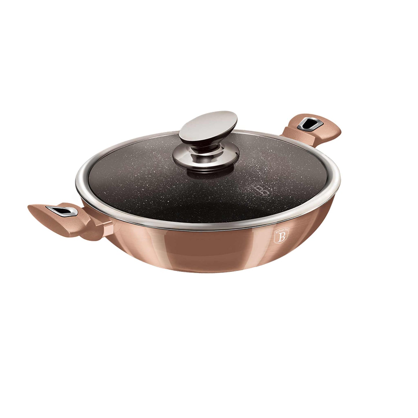 Wok Con Tapa De 30 Cm