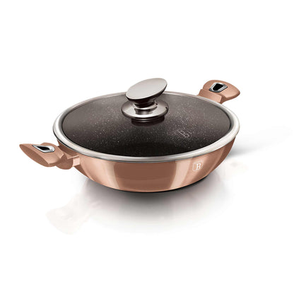 Wok Con Tapa De 30 Cm